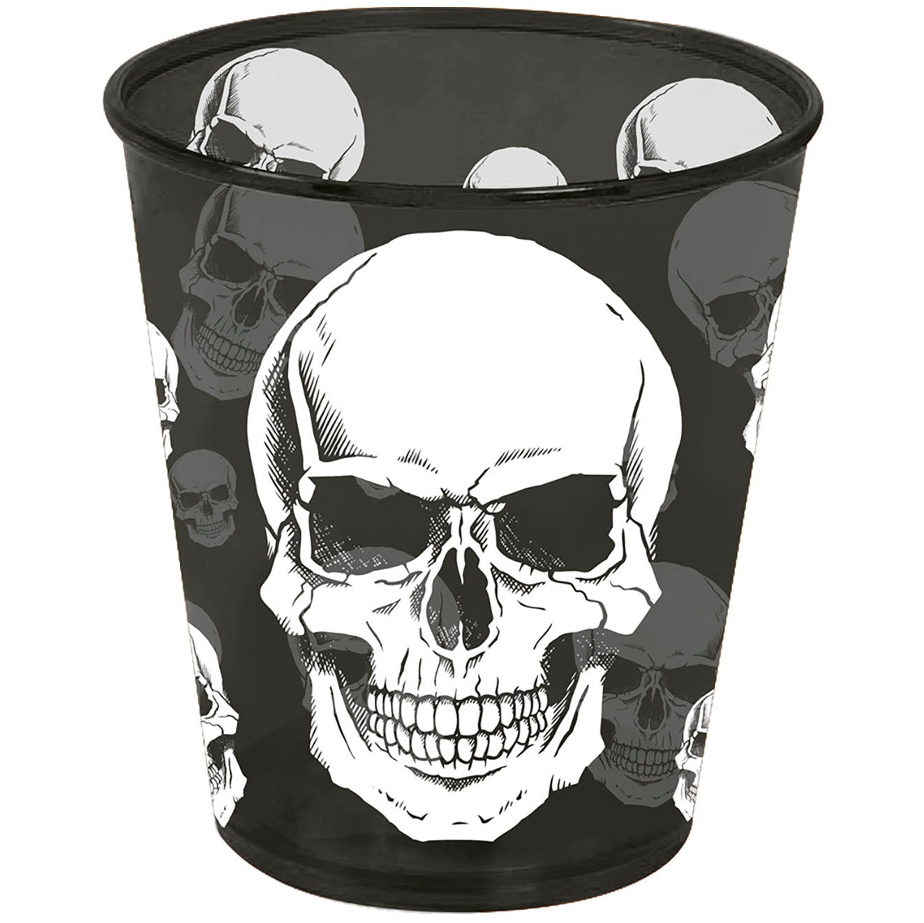 Plastglas - Dödskalle