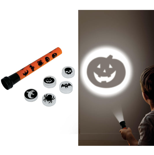 Ficklampa med Halloweenmönster