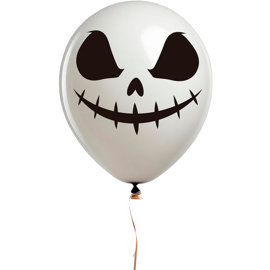Ballonger - Dödskalle (10st)
