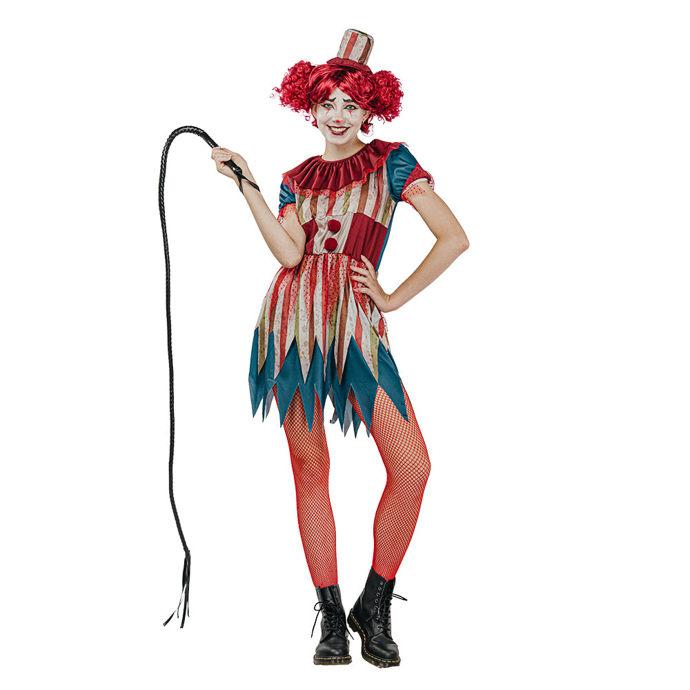 Maskeraddräkt - Vintage Clown (Kvinna)