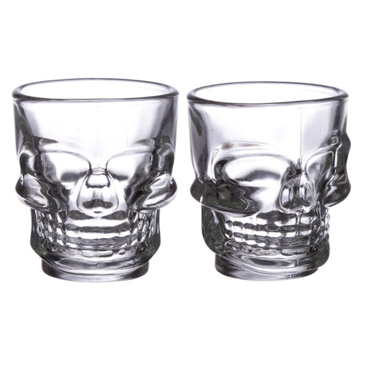 Shotglas - Dödskalle (2st)