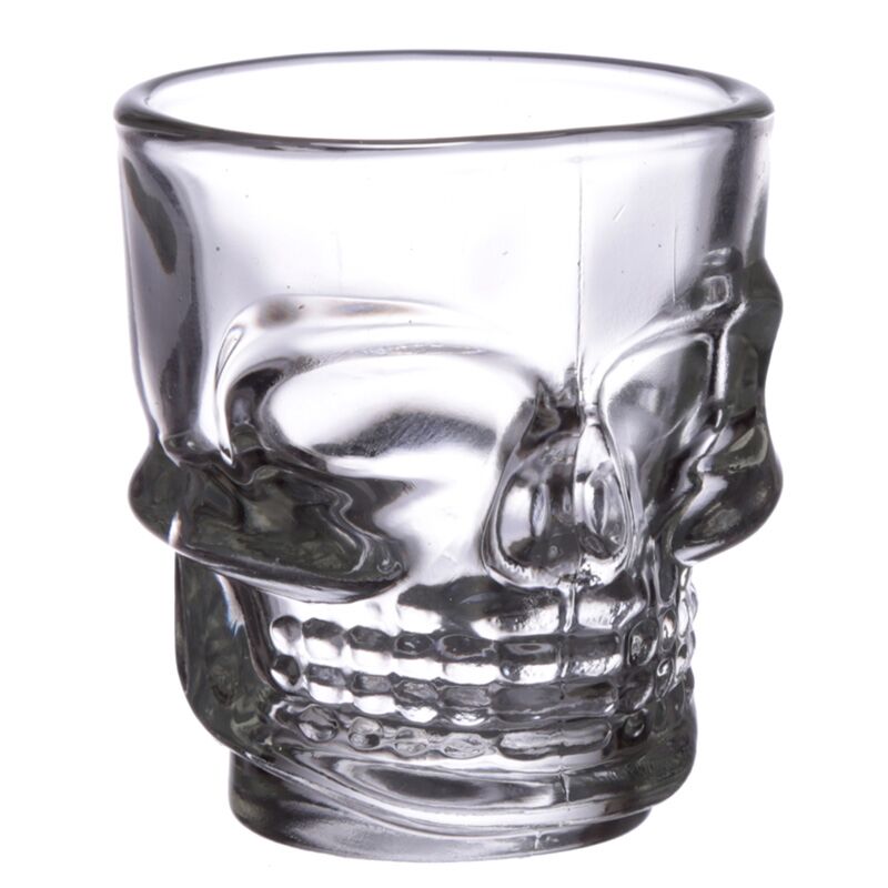 Shotglas - Dödskalle (2st)