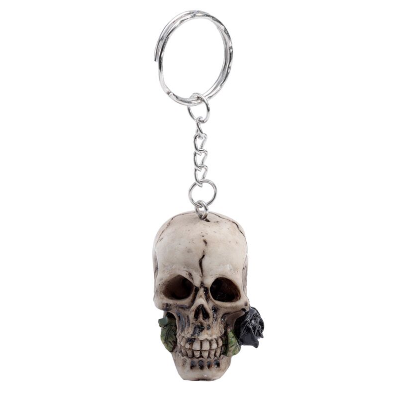 Nyckelring - Skulls & Roses
