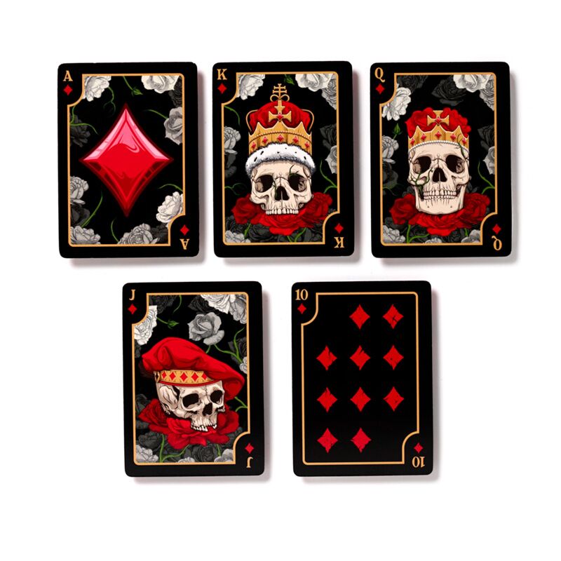 Kortlek - Skulls & Roses