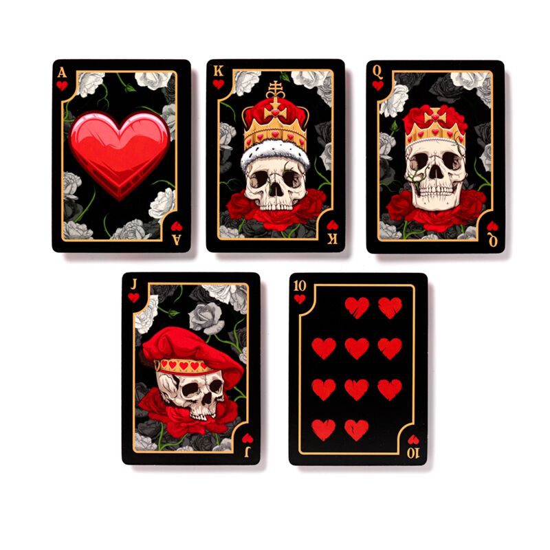 Kortlek - Skulls & Roses