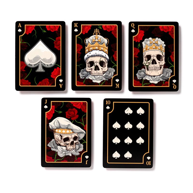 Kortlek - Skulls & Roses