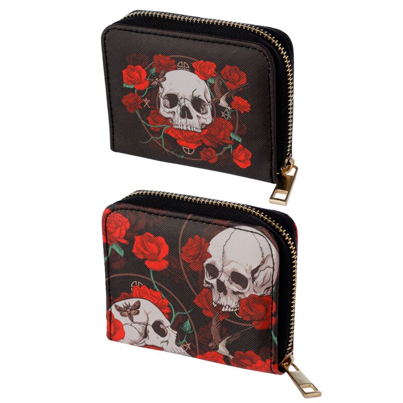 Plånbok - Skulls & Roses