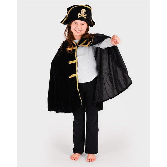 Cape och hatt - Pirat 98-128