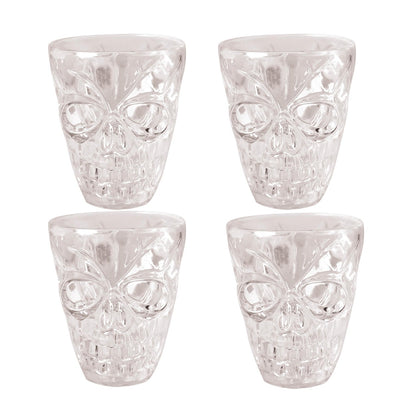 Shotglas - Dödskalle (4st)