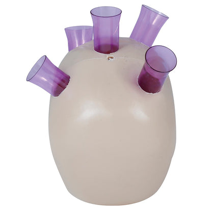 Dödskalle med Shotglas