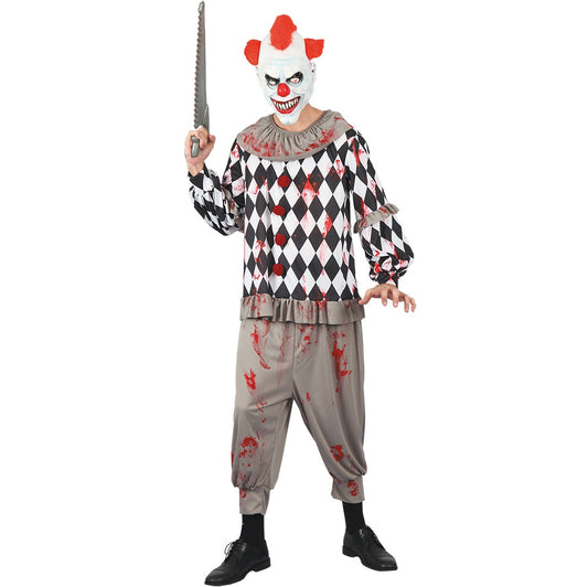 Maskeraddräkt - Creepy Clown (Kille)