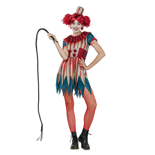 Maskeraddräkt - Vintage Clown (Kvinna)