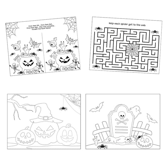 Aktivitetsbok - Halloween