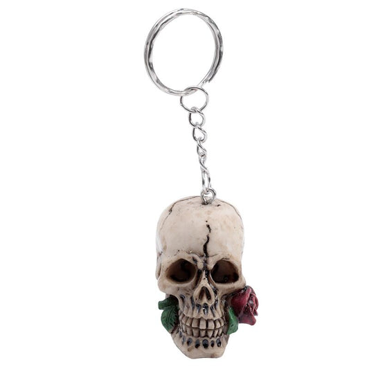 Nyckelring - Skulls & Roses