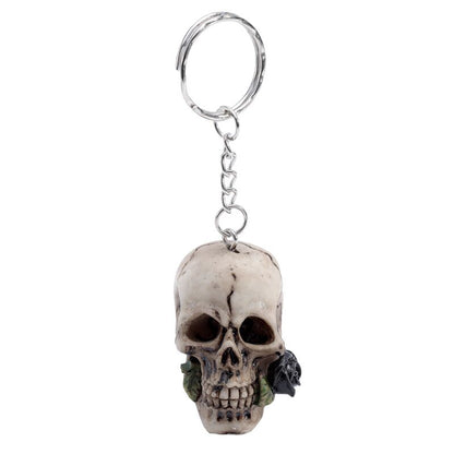 Nyckelring - Skulls & Roses